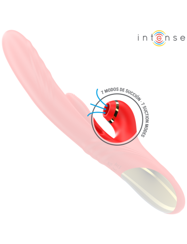 INTENSE - KAROL MULTIFUNCTION VIBRATOR THRUST & STIMULATION & SUCTION RED