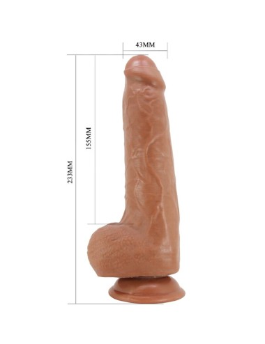 PRETTY LOVE - DRACO REALISTIC DILDO 23 CM MODEL 2 FLESH