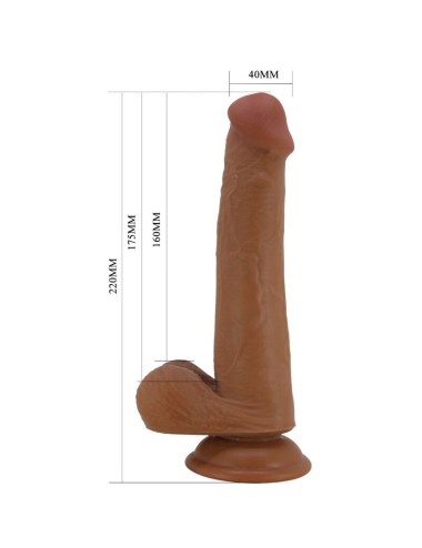 PRETTY LOVE - TALLEN REALISTIC DILDO 22 CM BROWN
