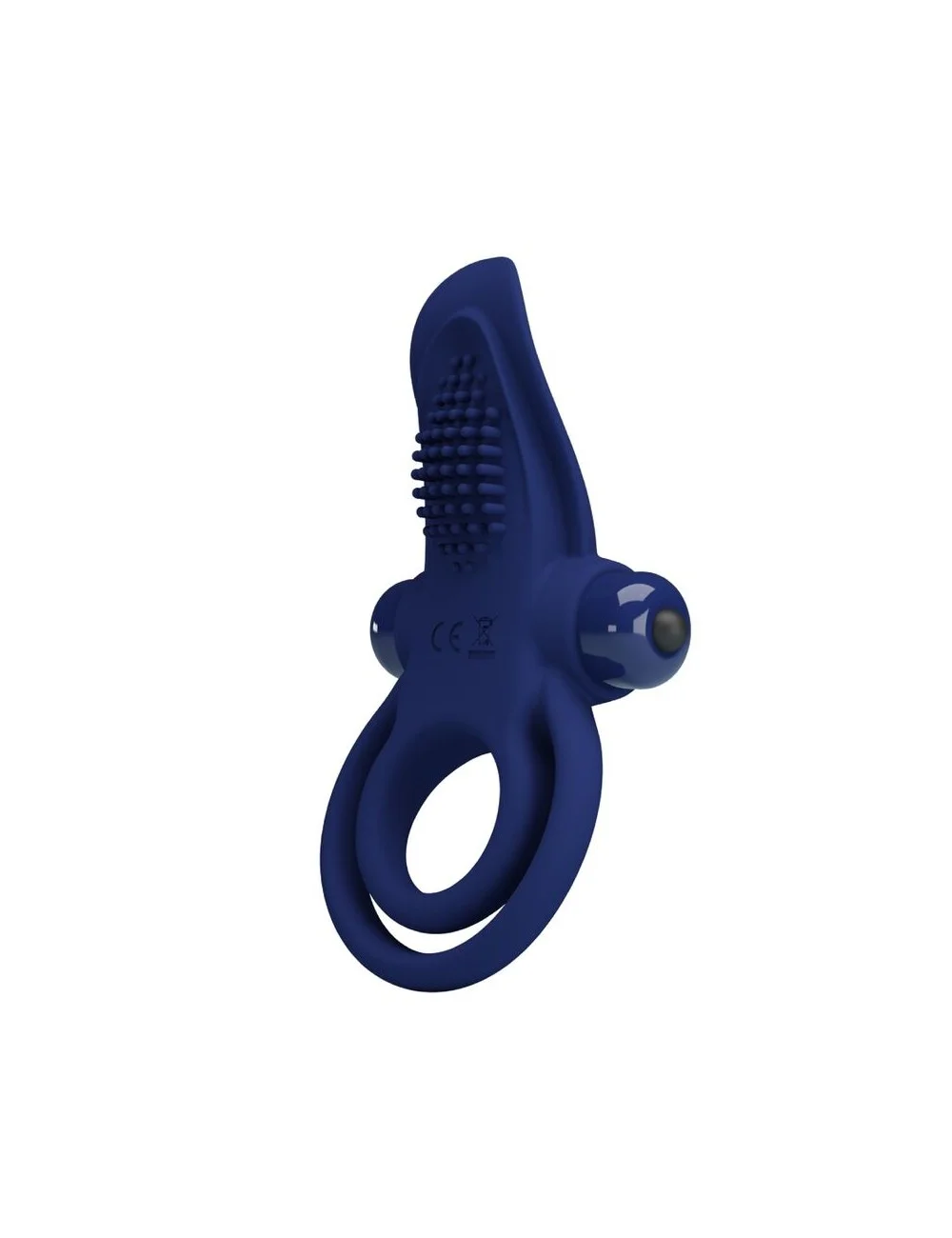 PRETTY LOVE - BRONSON DOUBLE RING WITH VIBRATION BLUE PRETTY LOVE - BRONSON DOUBLE RING WITH VIBRATION BLUE