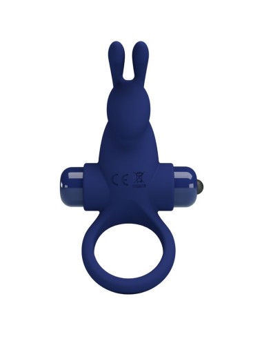 PRETTY LOVE - JIRO RABBIT RING WITH VIBRATION BLUE