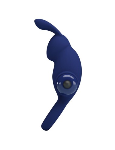 PRETTY LOVE - JIRO RABBIT RING WITH VIBRATION BLUE