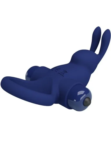 PRETTY LOVE - JIRO RABBIT RING WITH VIBRATION BLUE
