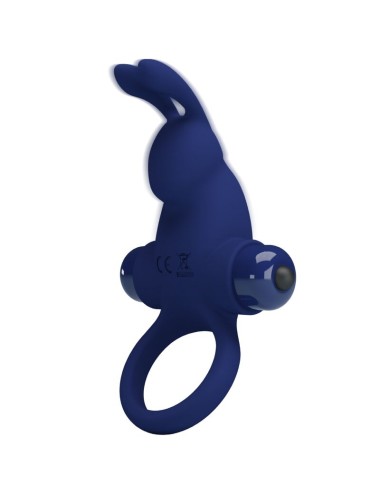 PRETTY LOVE - JIRO RABBIT RING WITH VIBRATION BLUE
