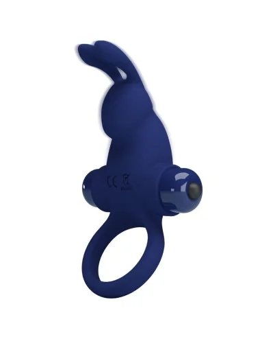 PRETTY LOVE - JIRO RABBIT RING WITH VIBRATION BLUE