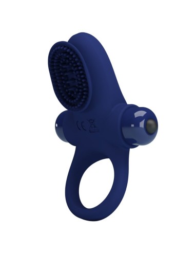 PRETTY LOVE - PALLE RING WITH VIBRATION BLUE