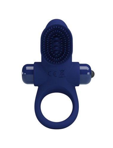 PRETTY LOVE - PALLE RING WITH VIBRATION BLUE