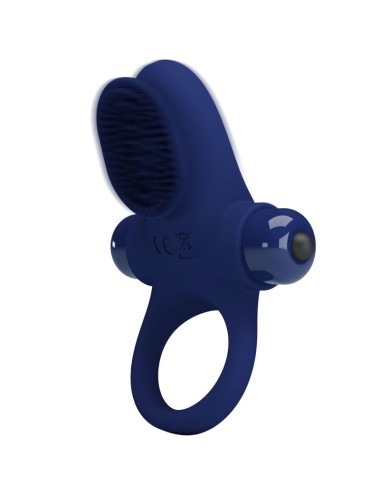 PRETTY LOVE - PALLE RING WITH VIBRATION BLUE