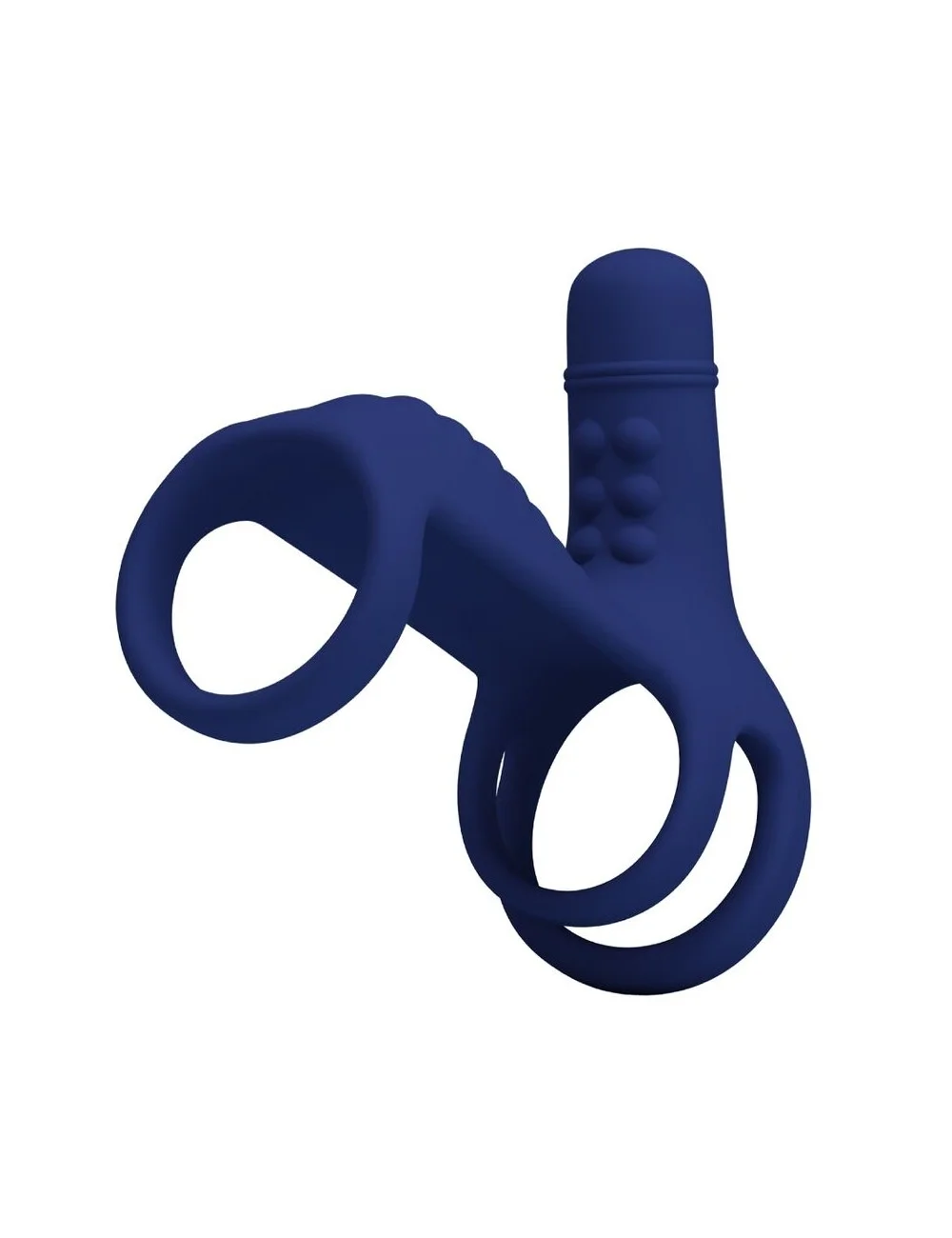 PRETTY LOVE - ELISH VIBRATING RING WITH EXTENSION BLUE PRETTY LOVE - ELISH VIBRATING RING WITH EXTENSION BLUE