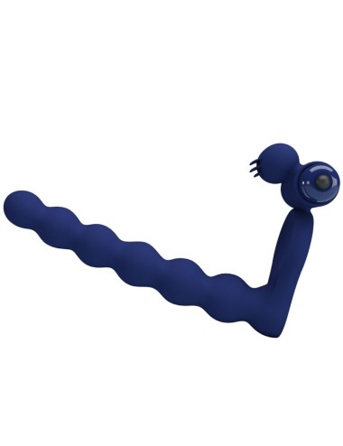 PRETTY LOVE - AJMAL VIBRATING RING WITH PLUG BLUE