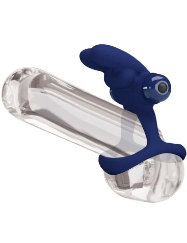 PRETTY LOVE - FRANCISCO DOUBLE VIBRATING RING RABBIT BLUE