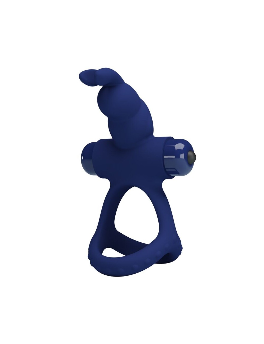 PRETTY LOVE - LUCHITO DOUBLE VIBRATING RING RABBIT BLUE