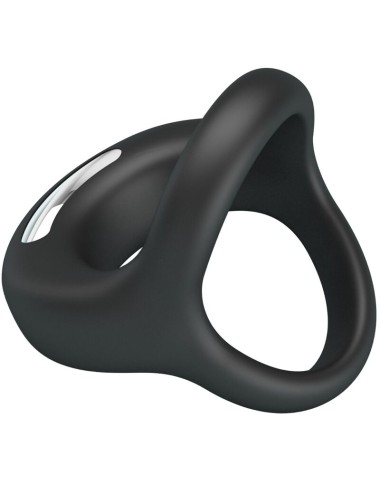 PRETTY LOVE - ELLIOTT  BLACK VIBRATOR RING