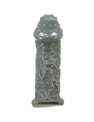 PRETTY LOVE - REALISTIC PENIS ENLARGER AND DELAY SLEEVE MODEL 2 GREY