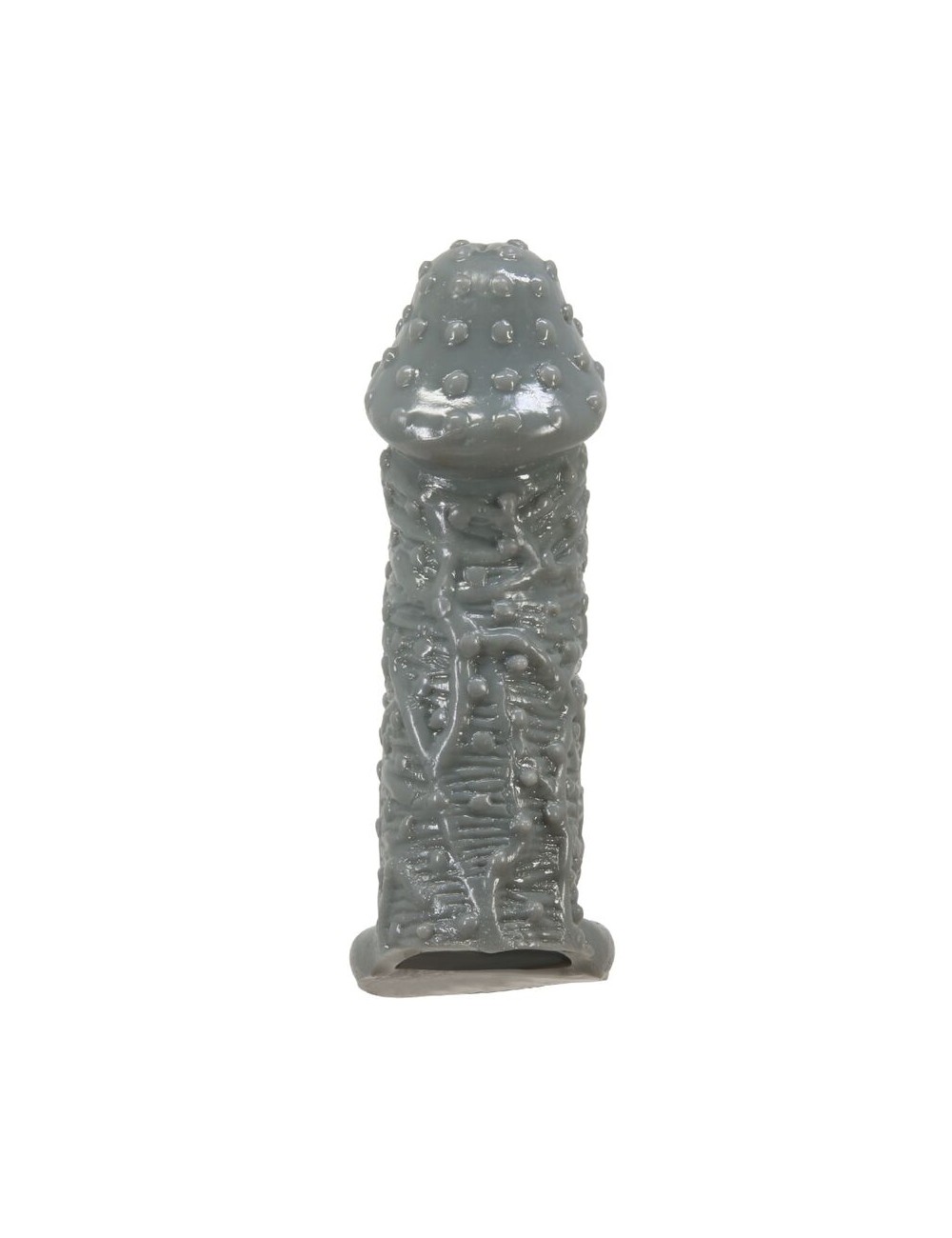 PRETTY LOVE - REALISTIC PENIS ENLARGER AND DELAY SLEEVE MODEL 2 GREY PRETTY LOVE - REALISTIC PENIS ENLARGER AND DELAY SLEEVE MODEL 2 GREY