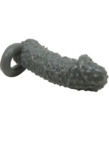PRETTY LOVE - REALISTIC PENIS ENLARGER AND DELAY SLEEVE MODEL 2 GREY