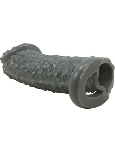 PRETTY LOVE - REALISTIC PENIS ENLARGER AND DELAY SLEEVE MODEL 2 GREY