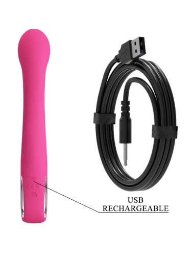 PRETTY LOVE - FRITZ RABBIT VIBRATOR 12 VIBRATIONS PINK