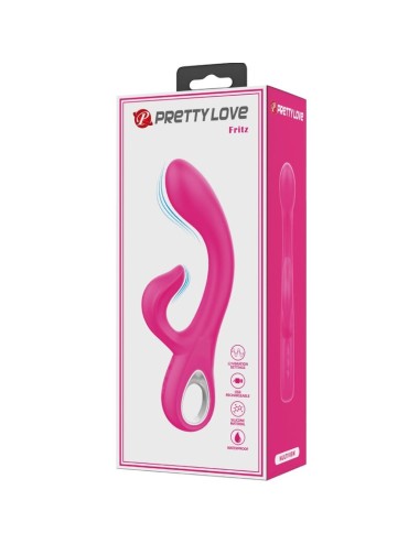 PRETTY LOVE - FRITZ RABBIT VIBRATOR 12 VIBRATIONS PINK