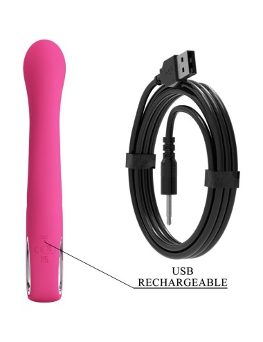 PRETTY LOVE - NOVAK RABBIT VIBRATOR 12 VIBRATIONS PINK