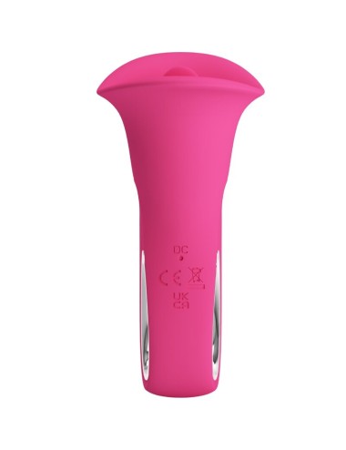 PRETTY LOVE - CLYDE ORAL VIBRATOR VIBRATING TONGUE 12 VIBRATIONS PINK