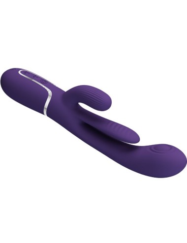 PRETTY LOVE - SHANIA TRIPLE RABBIT VIBRATOR MULTIFUNCTION PURPLE
