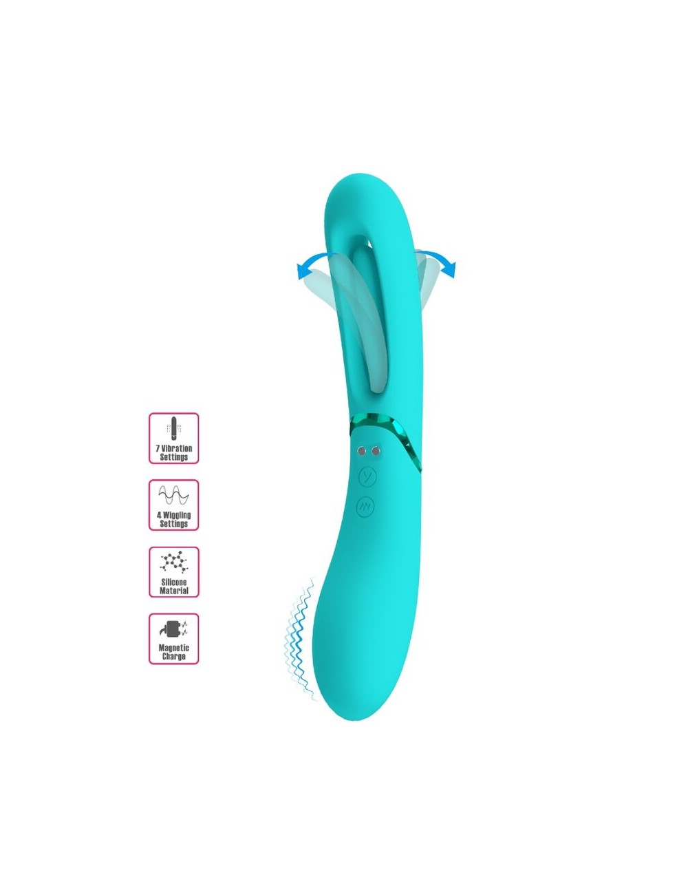 ROMANCE - LEXIE G-SPOT VIBRATOR 7 VIBRATIONS BLUE