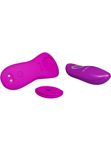 PRETTY LOVE - ROMARIO LAY-ON CLITORIS STIMULATOR REMOTE CONTROL PINK