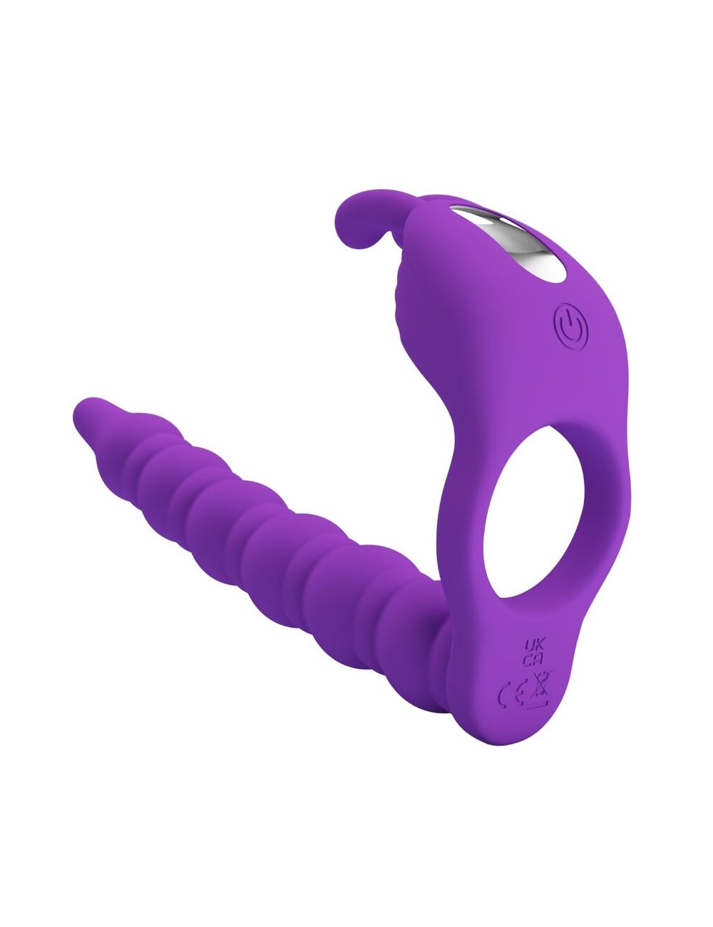 PRETTY LOVE - BLACKNEY PENIS RING WITH LILA VIBRATOR PLUG