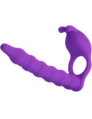 PRETTY LOVE - BLACKNEY PENIS RING WITH LILA VIBRATOR PLUG