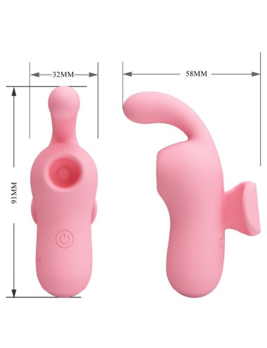 PRETTY LOVE - MINI FUN TOYS BY MAGIC FAIRY VIBRATOR & SUCKER