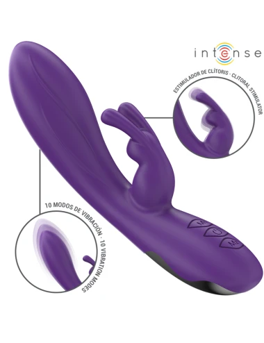 INTENSE - RANDALL RABBIT VIBRATOR 10 VIBRATIONS PURPLE