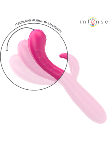 INTENSE - AMARA VIBRATOR WITH STIMULATING TONGUE 10 VIBRATIONS PINK