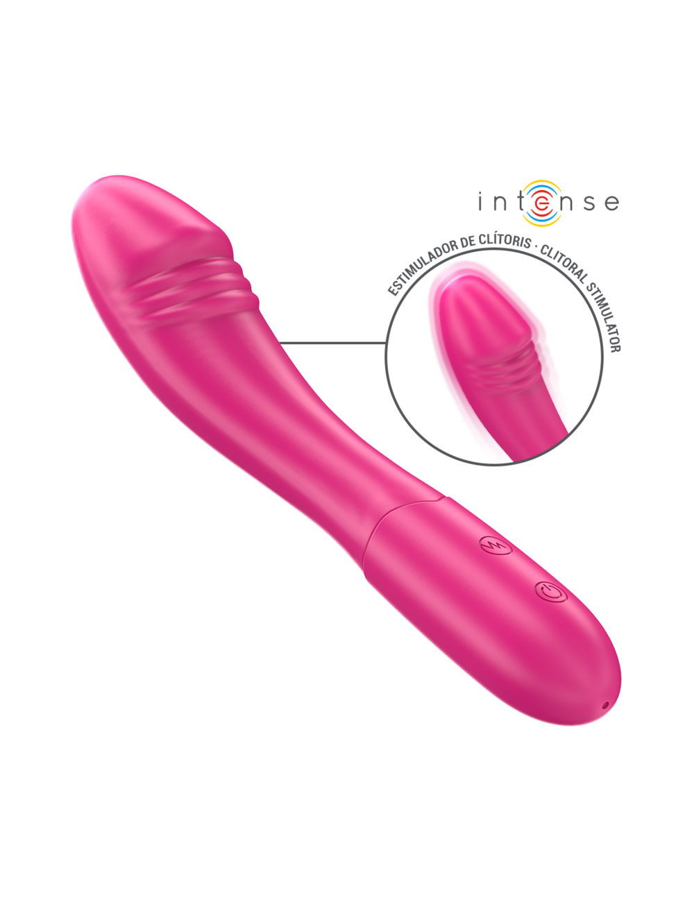 INTENSE - BELINDA VIBRATOR 19 CM FLEXIBLE 10 VIBRATIONS PINK