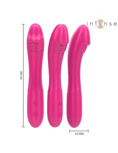 INTENSE - BELINDA VIBRATOR 19 CM FLEXIBLE 10 VIBRATIONS PINK