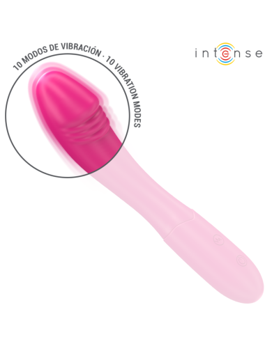 INTENSE - BELINDA VIBRATOR 19 CM FLEXIBLE 10 VIBRATIONS PINK