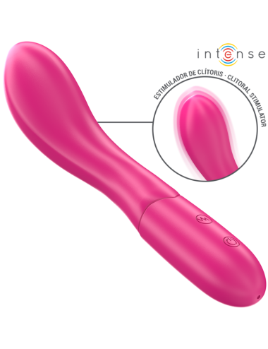 INTENSE - LISETTE VIBRATOR 19 CM FLEXIBLE 10 VIBRATIONS PINK