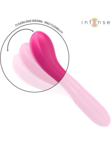 INTENSE - LISETTE VIBRATOR 19 CM FLEXIBLE 10 VIBRATIONS PINK