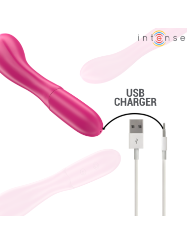 INTENSE - LISETTE VIBRATOR 19 CM FLEXIBLE 10 VIBRATIONS PINK