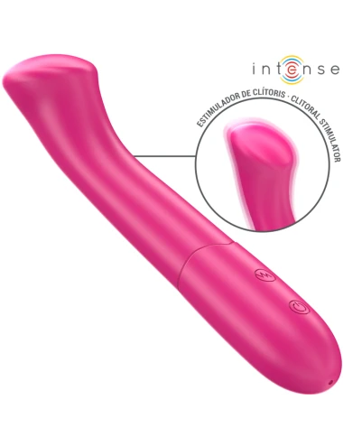 INTENSE - PATY VIBRATOR 19 CM FLEXIBLE 10 VIBRATIONS MODEL 2 PINK