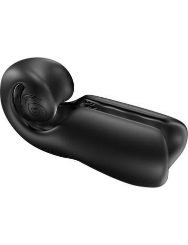 SNAIL VIBE - EVO FOR HIM MALE MASTURBATOR SLIDE N'ROLL BLACK
