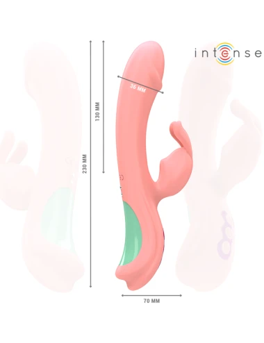 INTENSE - RACHEL RABBIT VIBRATOR 5 VIBRATIONS PINK