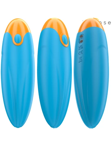 INTENSE - MIKE VIBRATING BULLET 10 VIBRATIONS BLUE REMOTE CONTROL