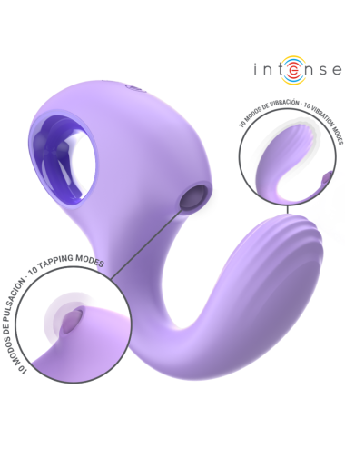 INTENSE - BAXTER VIBRATOR & STIMULATOR VIOLET REMOTE CONTROL