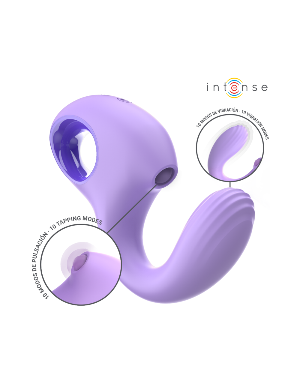 INTENSE - BAXTER VIBRATOR & STIMULATOR VIOLET REMOTE CONTROL