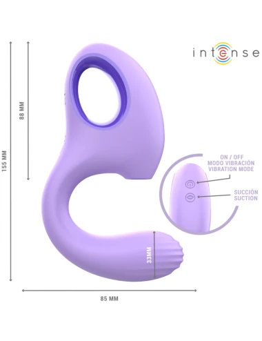 INTENSE - BAXTER VIBRATOR & STIMULATOR VIOLET REMOTE CONTROL