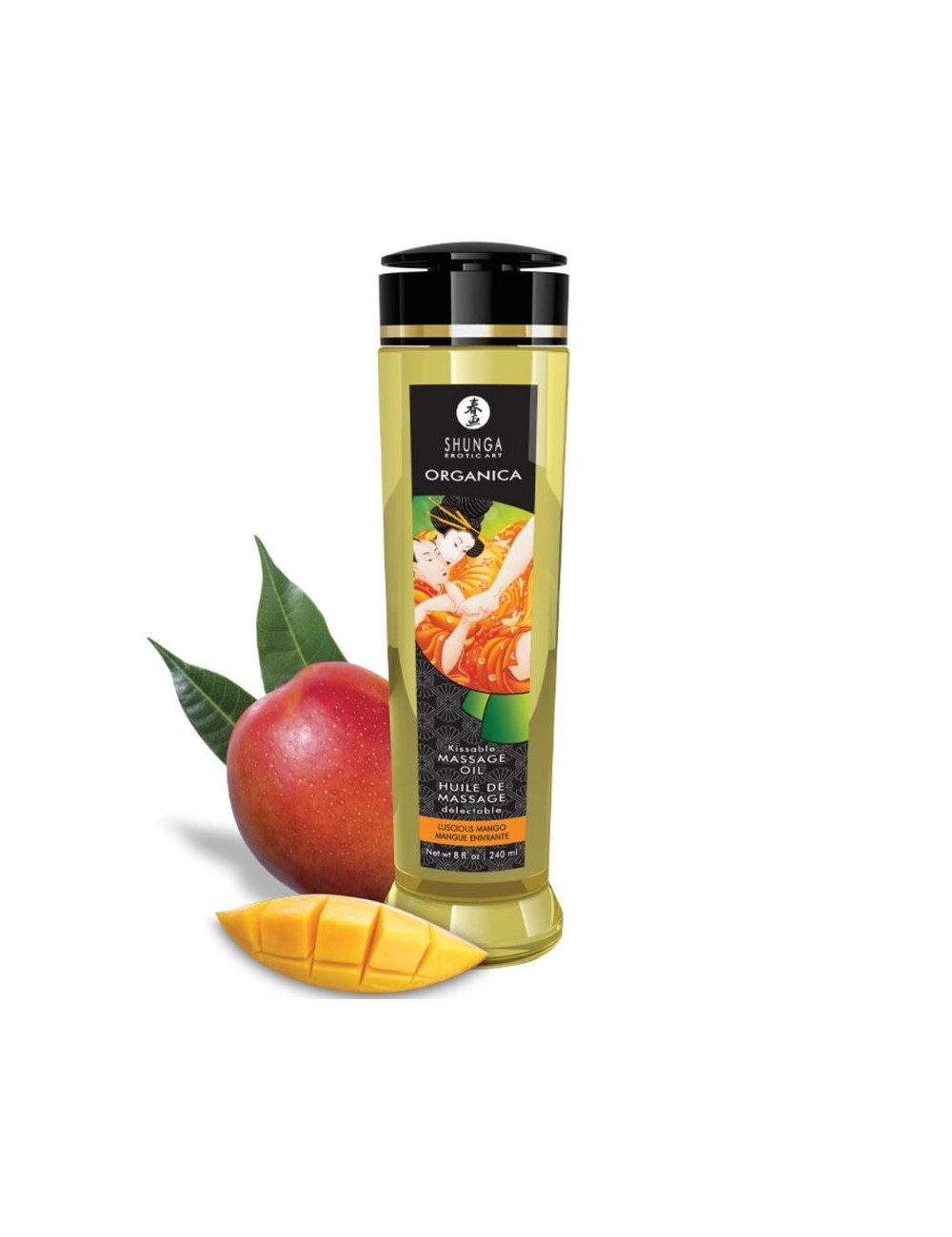 SHUNGA - ORGANIC MASSAGE OIL MANGO 240 ML SHUNGA - ORGANIC MASSAGE OIL MANGO 240 ML