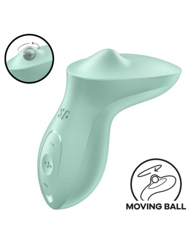 SATISFYER - EXCITERRR LAY-ON CLITORIS MINT VIBRATOR