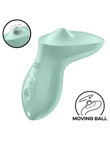 SATISFYER - EXCITERRR LAY-ON CLITORIS MINT VIBRATOR