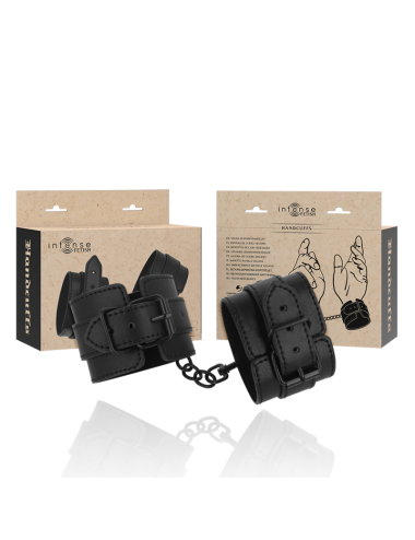 INTENSE - FETISH VEGAN LEATHER HANDCUFFS